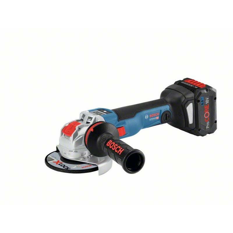Bosch Akku-Winkelschleifer mit X-LOCK GWX 18V-10 SC in L-BOXX #06017B0400