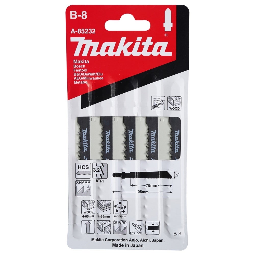 Makita Stichsägeblatt für Holz Schnelle Schnitte #A-85232