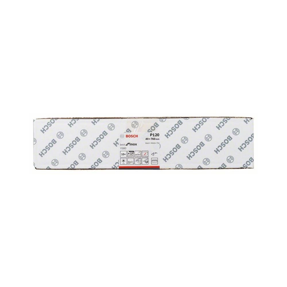 Bosch PRO Y580 Schleifband, 40 x 760 mm, 120, 10-tlg. #2608608Z44