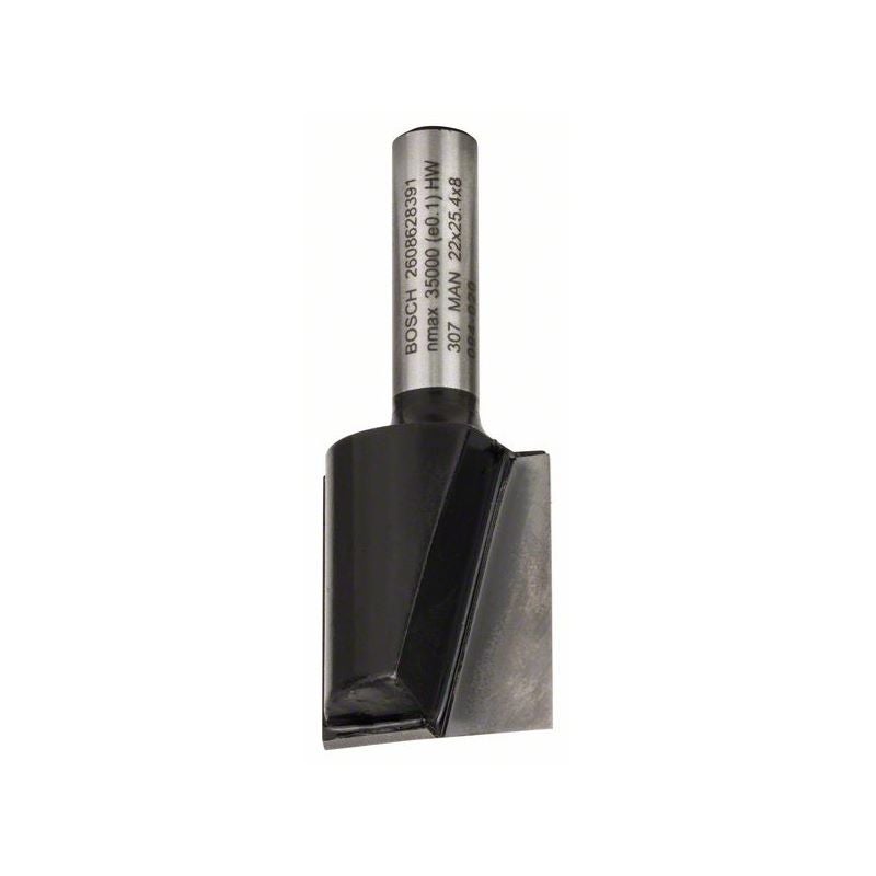 Bosch PRO Nutfräser, zweischneidig, D 22 mm, L 24,6 mm, S 8 mm #2608628391