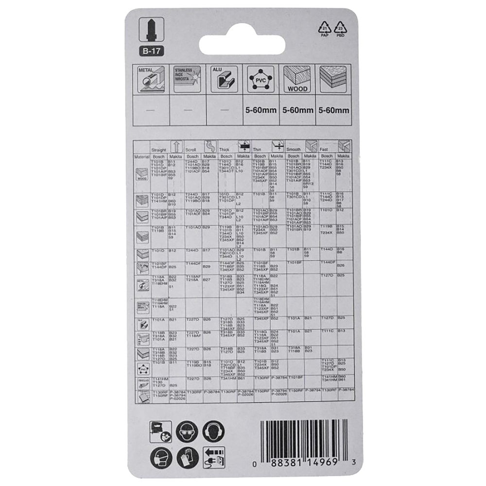 Makita Stichsägeblatt für Holz Schnelle Schnitte #A-85690