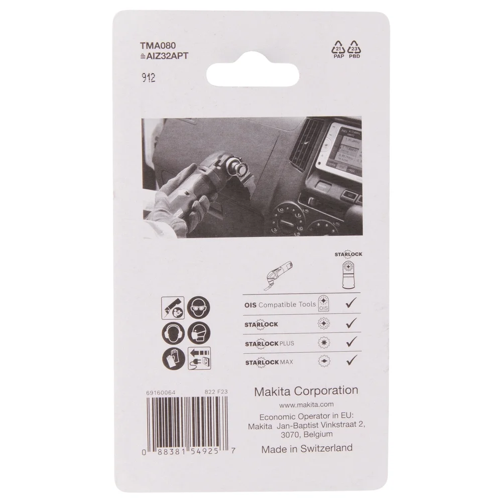 Makita Eintauchsägeblatt HCS, 32 mm, TMA080 #B-69761