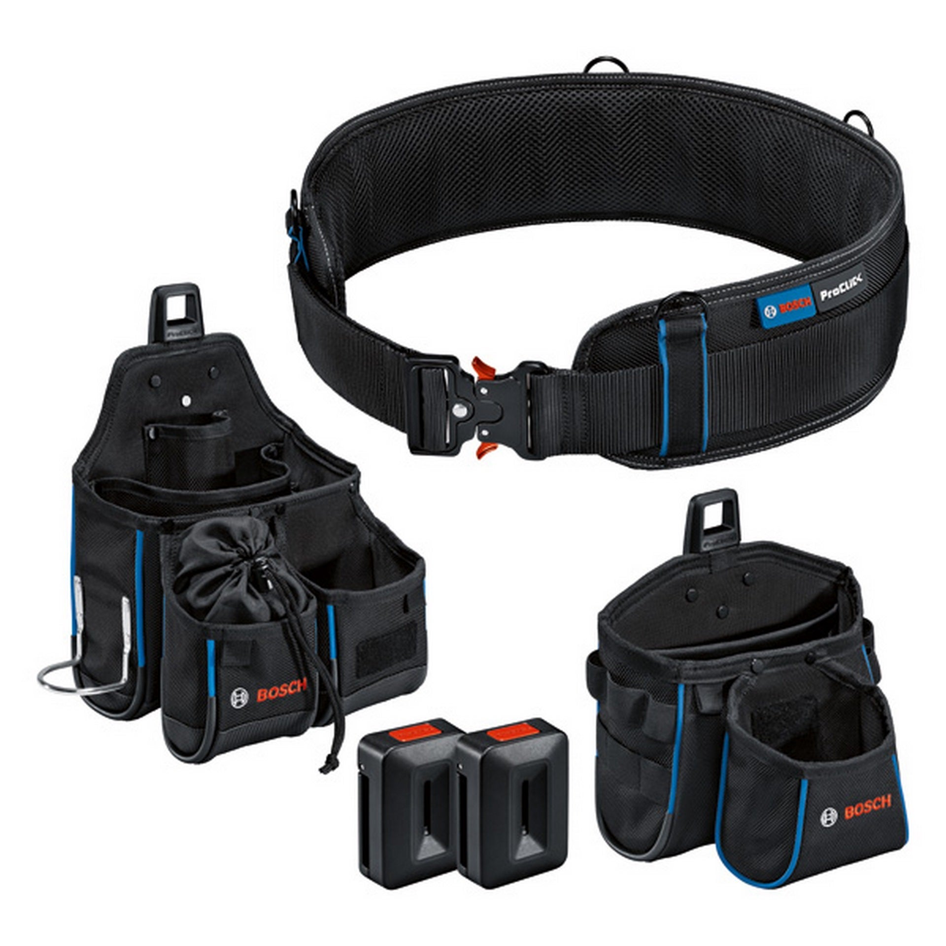 Bosch Combo Kit Werkzeug-Set: 1 x Gürtel 93, 1 x GWT 2, 1 x GWT 4, 2 x ProClick Holder #1600A0265P