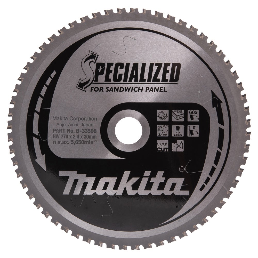 Makita HM-Kreissägeblatt, Spezial, TCT #B-33598