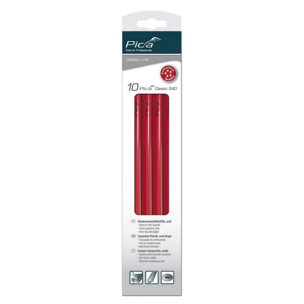 Pica Zimmermannstift, 30cm, 10er-Schachtel #540/30-10