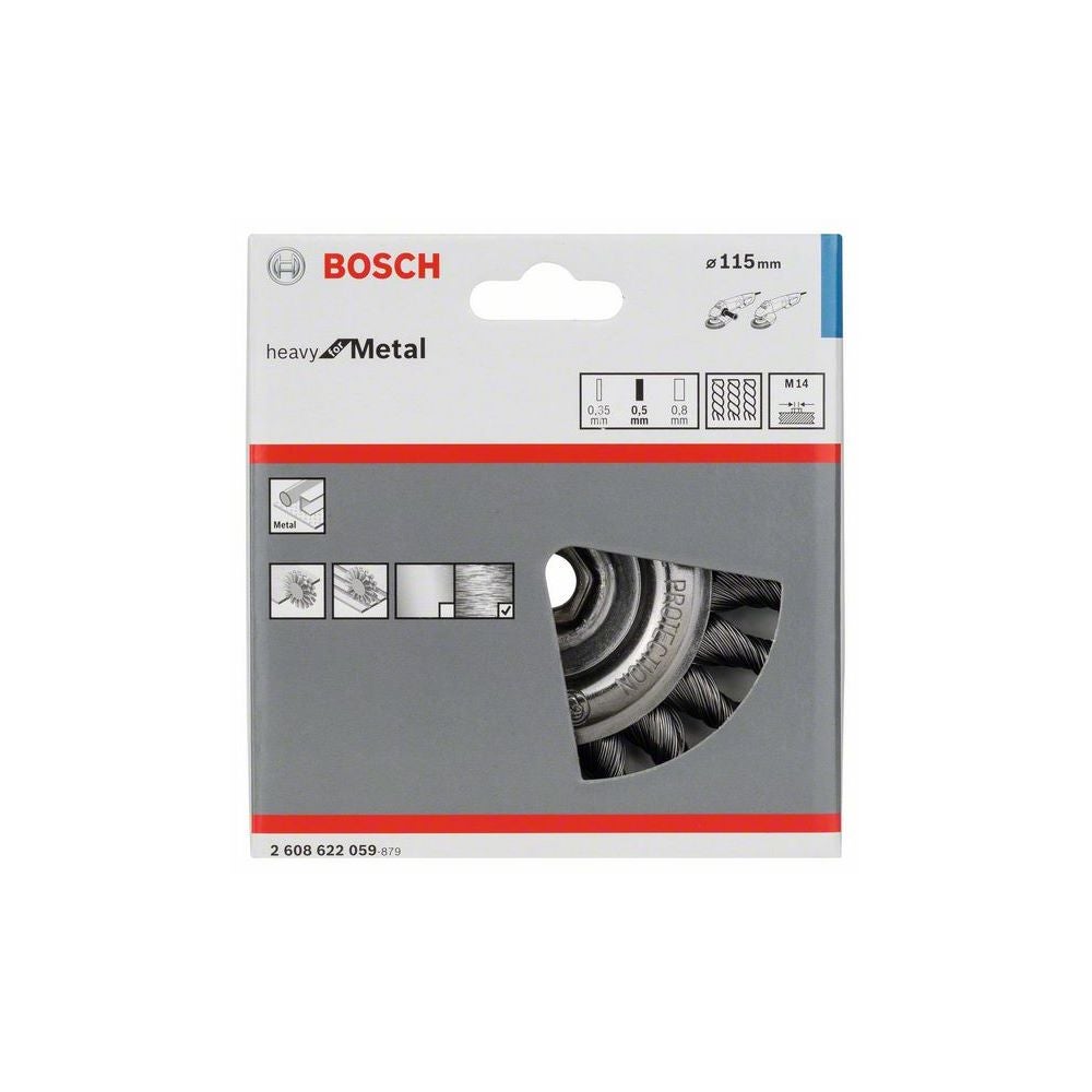 Bosch PRO Metal heavy Scheibenbürste, 115 x 0,5 mm, Gewinde #2608622059