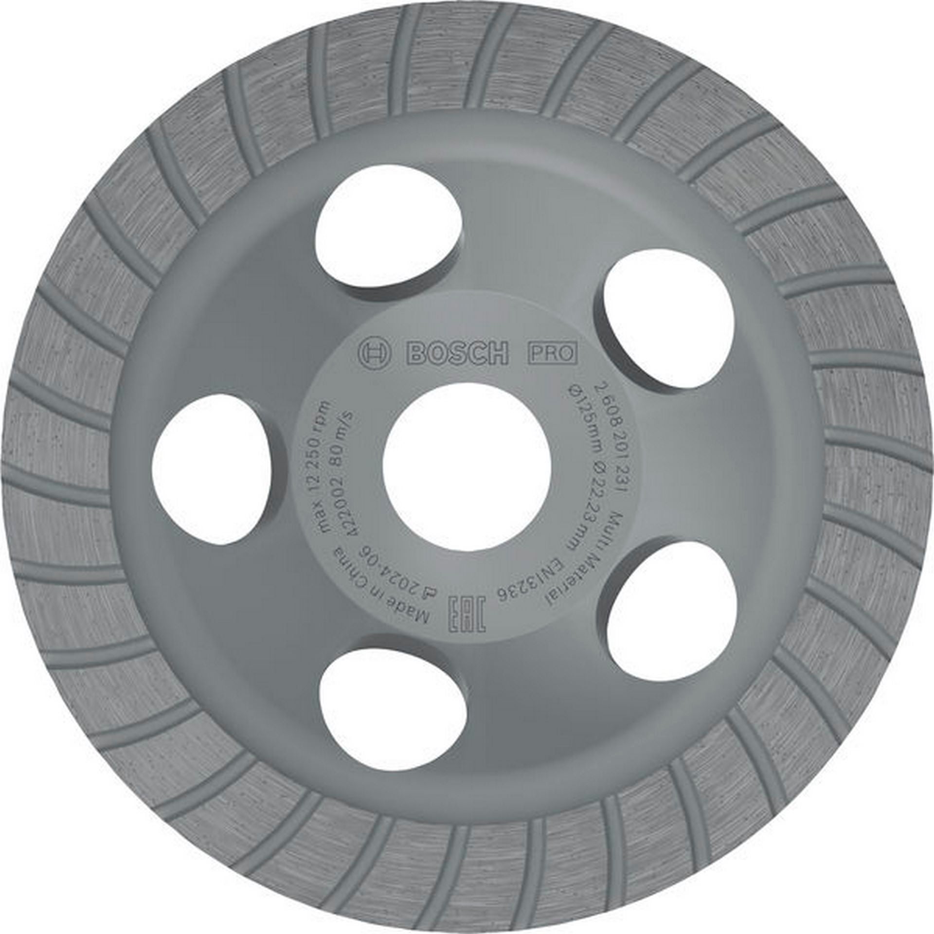 Bosch PRO Multi Material Topfscheibe, 5 x 125 x 22,23 mm #2608201231