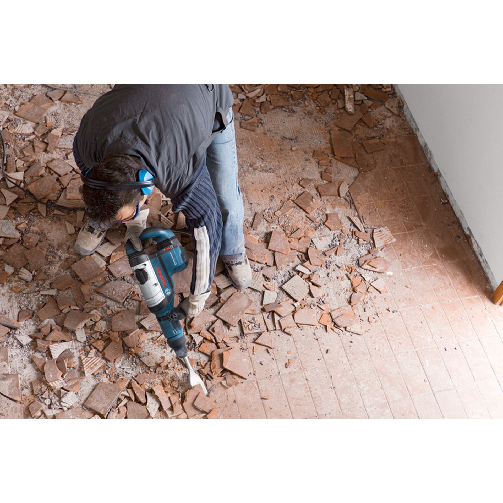 Bosch Schlaghammer mit SDS max GSH 7 VC im Handwerkerkoffer #0611322000