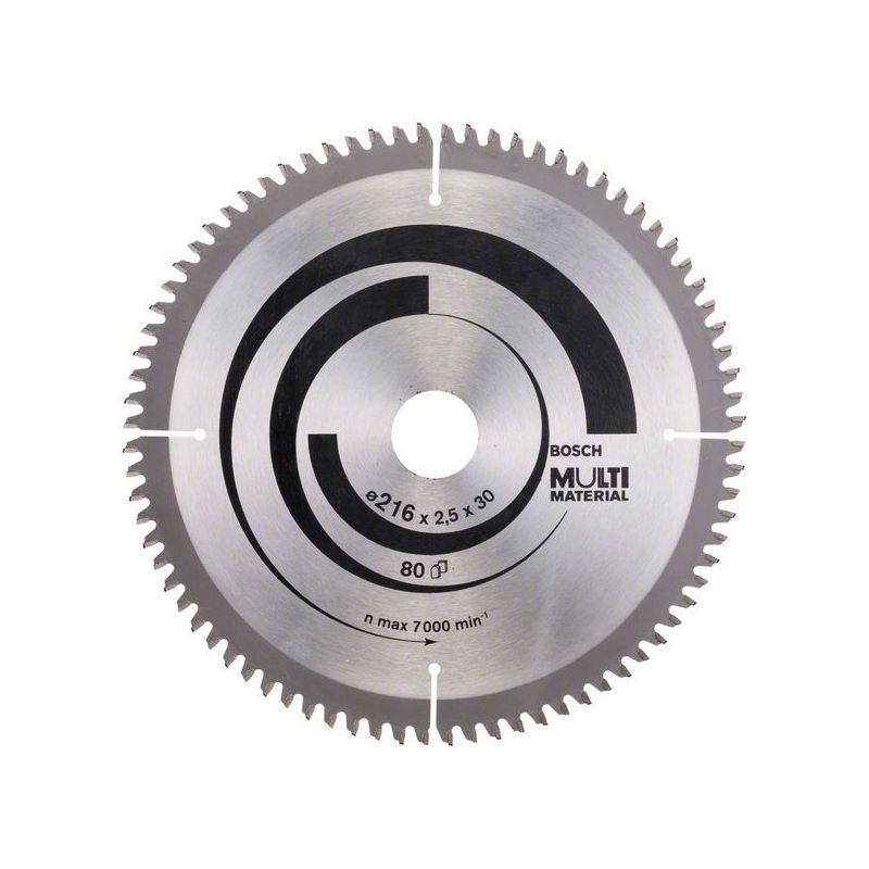 Bosch PRO Multi Material Kreissägeblatt, 216 x 2,5 x 30 mm, Z80 #2608640447