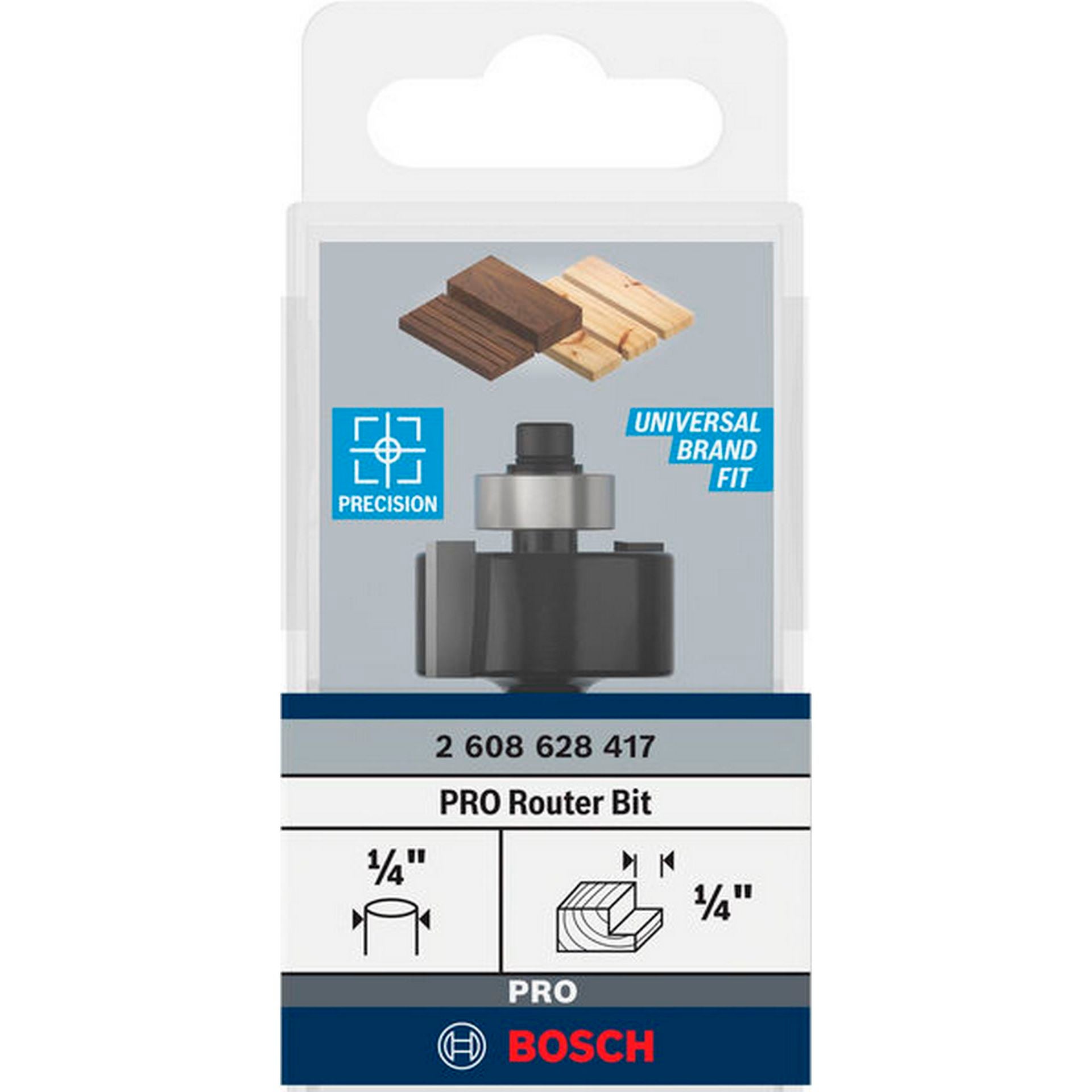 Bosch PRO Falzfräser, D 1", S 1/4" #2608628417