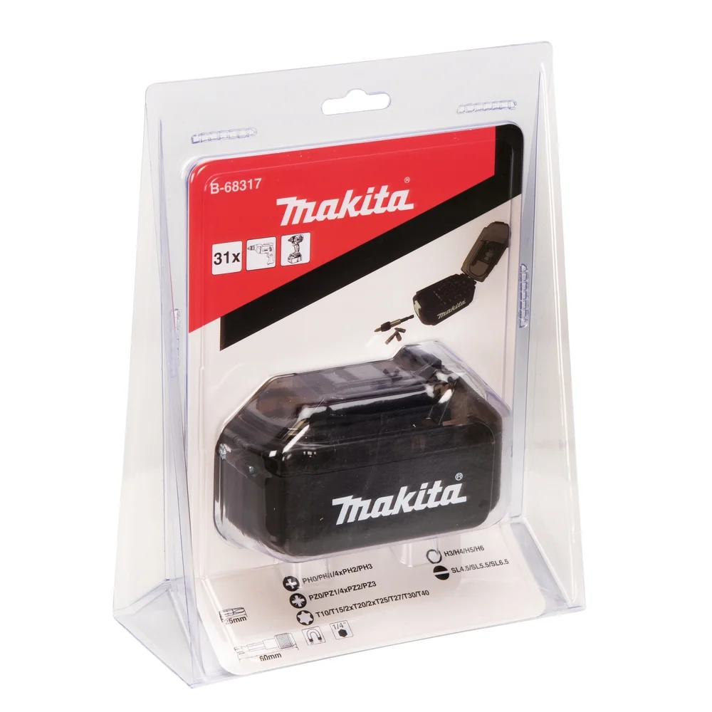 Makita Bitset im Akkugehäuse #B-68317