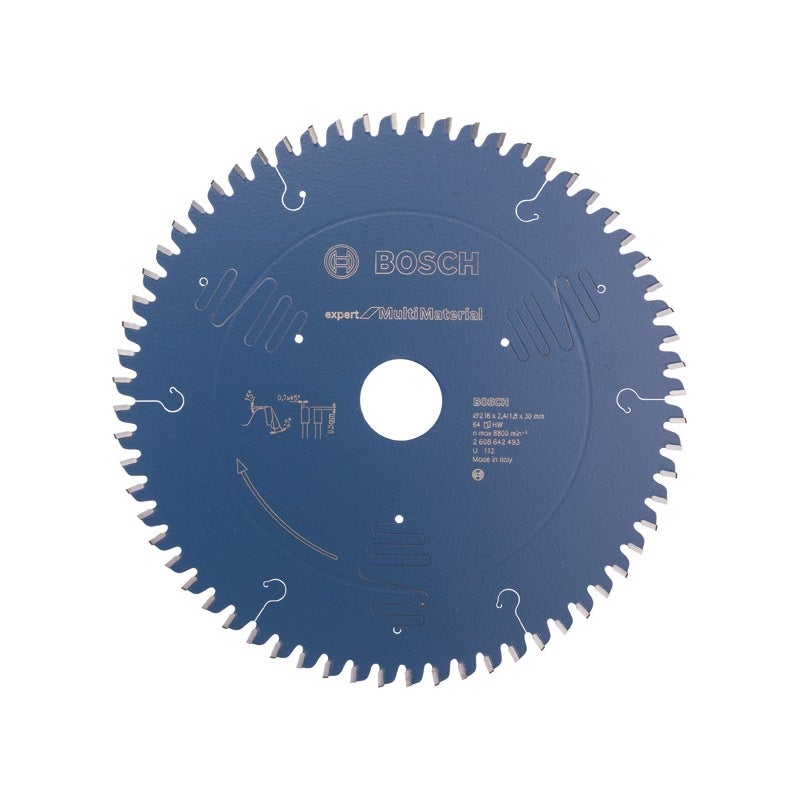 Bosch EXPERT Multi Material Kreissägeblatt, 216x2,4/1,8x30 mm, Z64 #2608642493