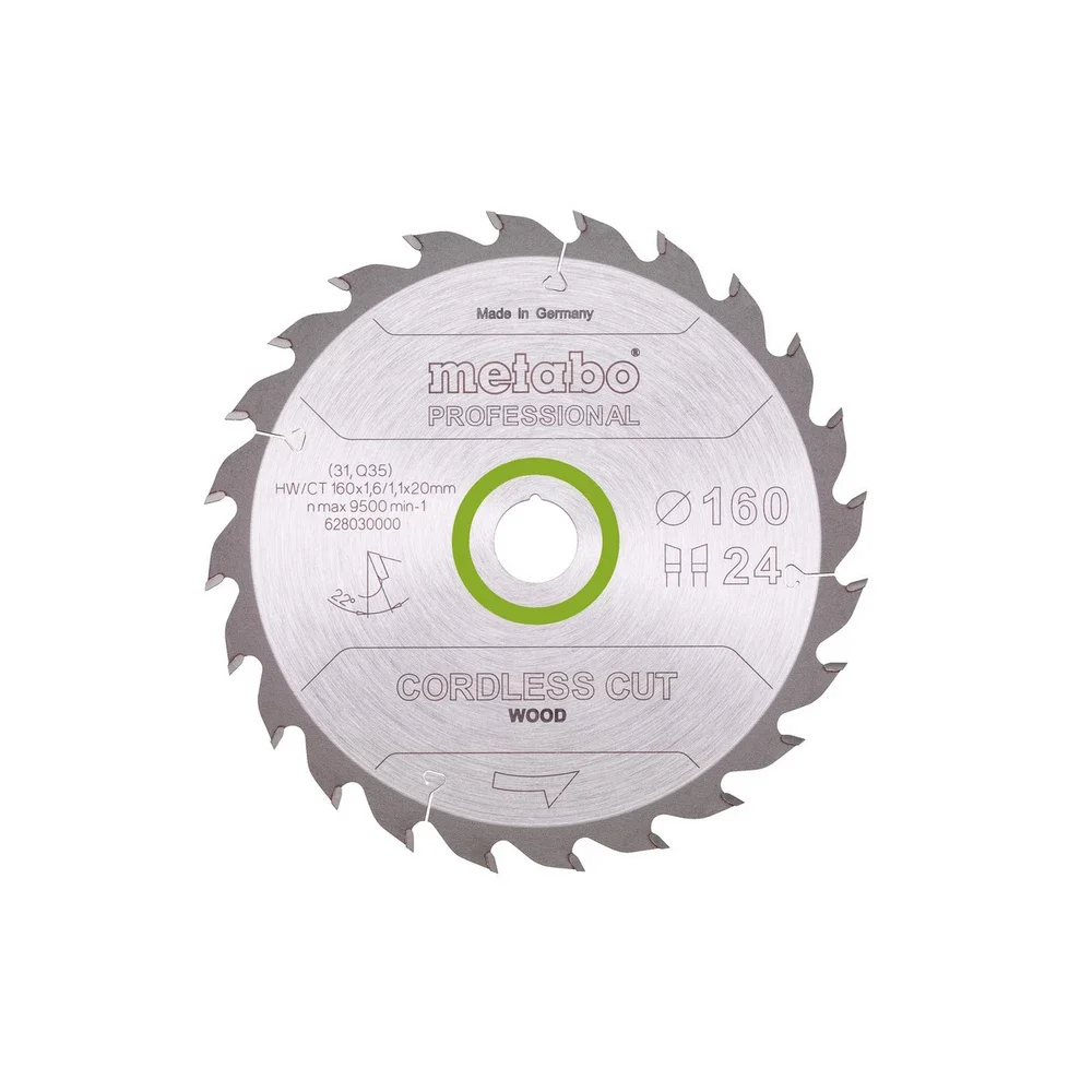 Metabo CordlessCutProf 160x20/16,24 WZ 22°