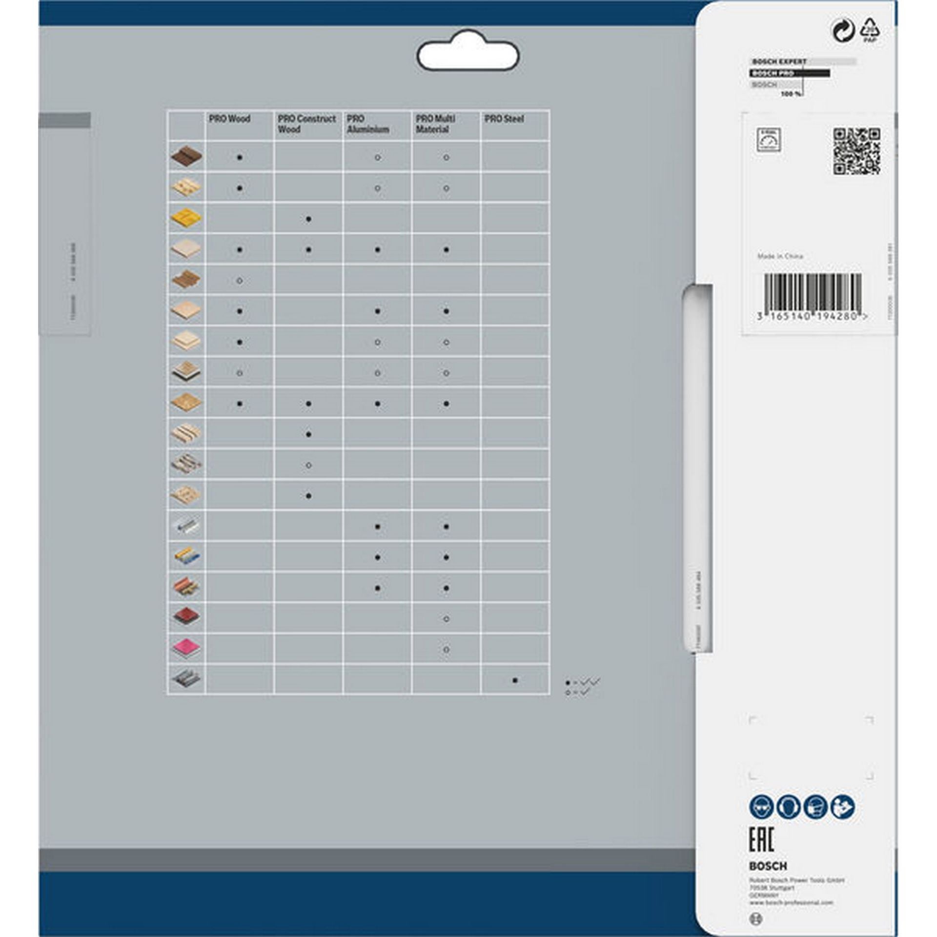 Bosch PRO Construct Wood Kreissägeblatt, 230 x 2,8 x 30 mm #2608640635