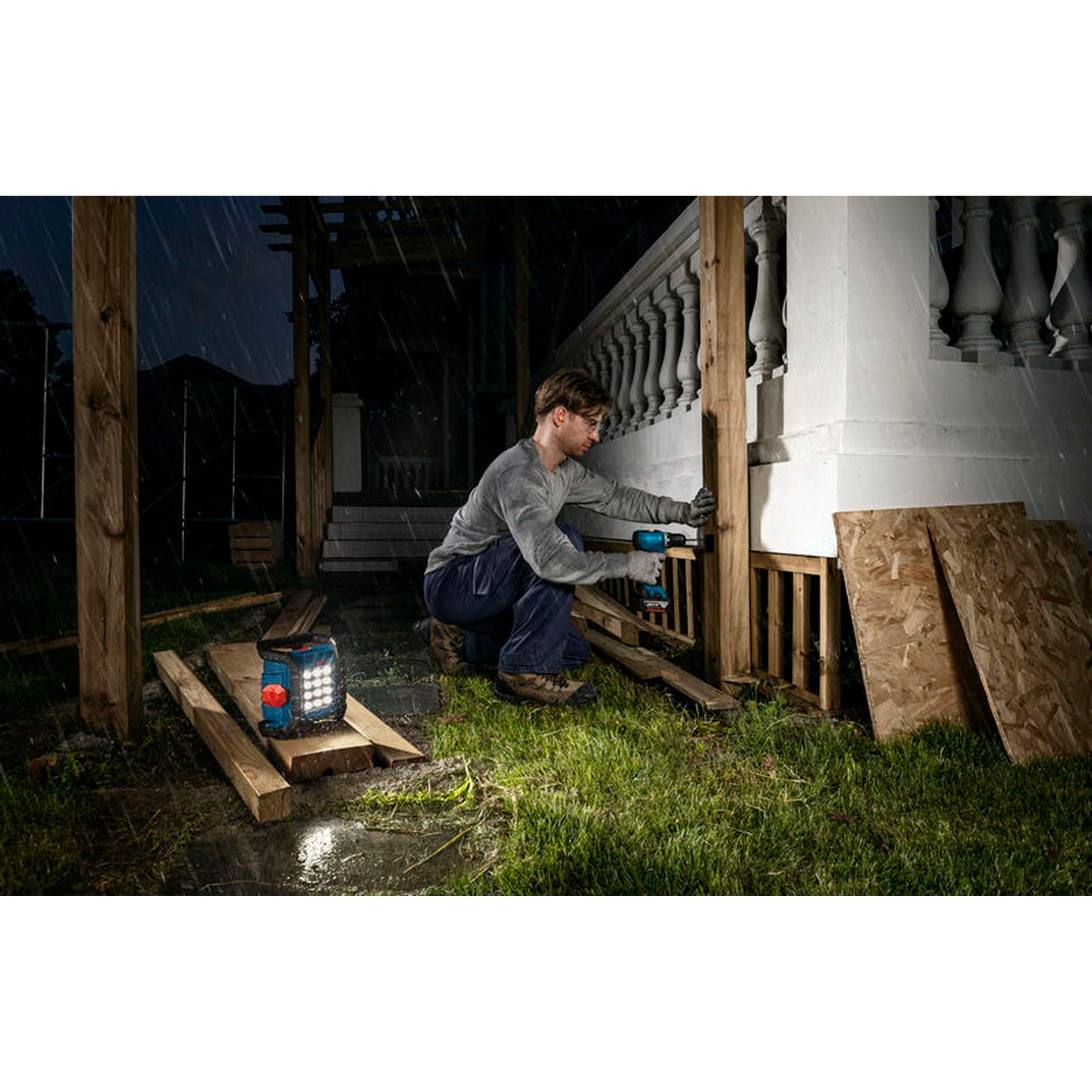 Bosch Akku-Bauleuchte GLI18V-1500 #06014A8000