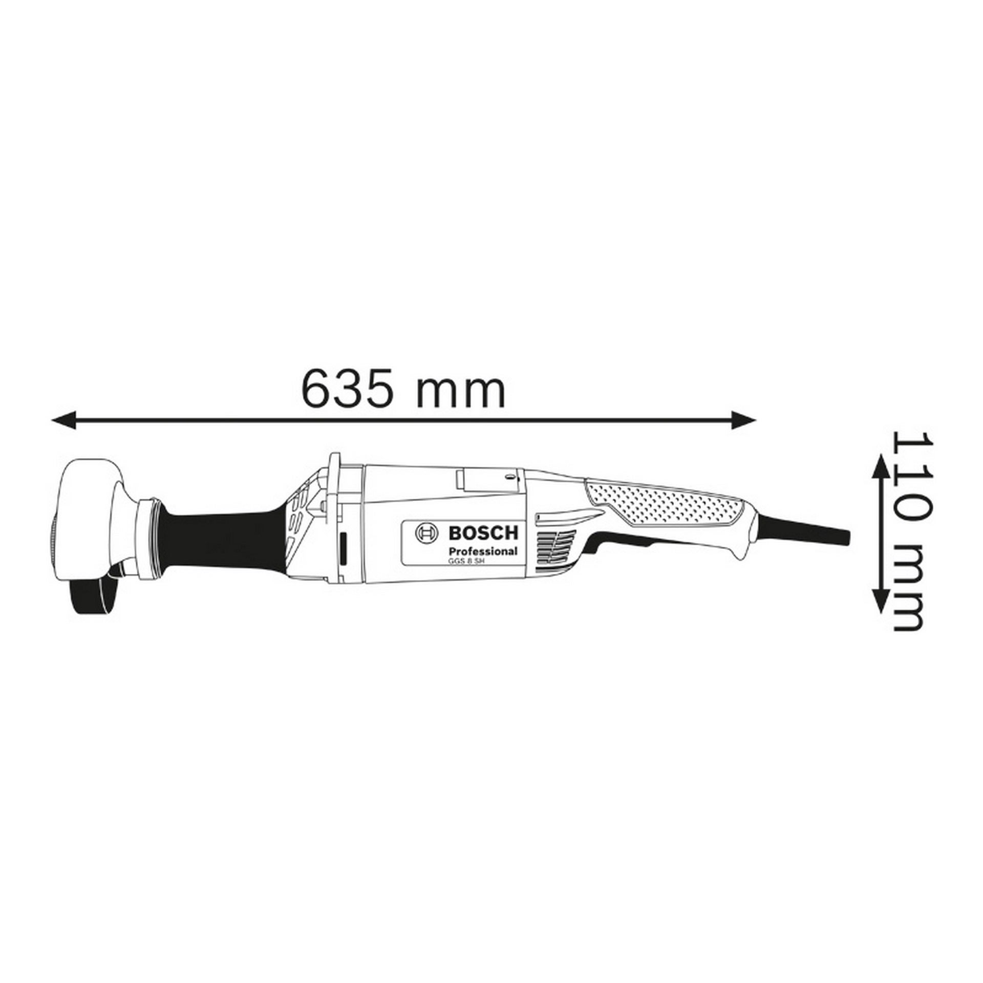 Bosch Geradschleifer GGS 8 SH #0601214300