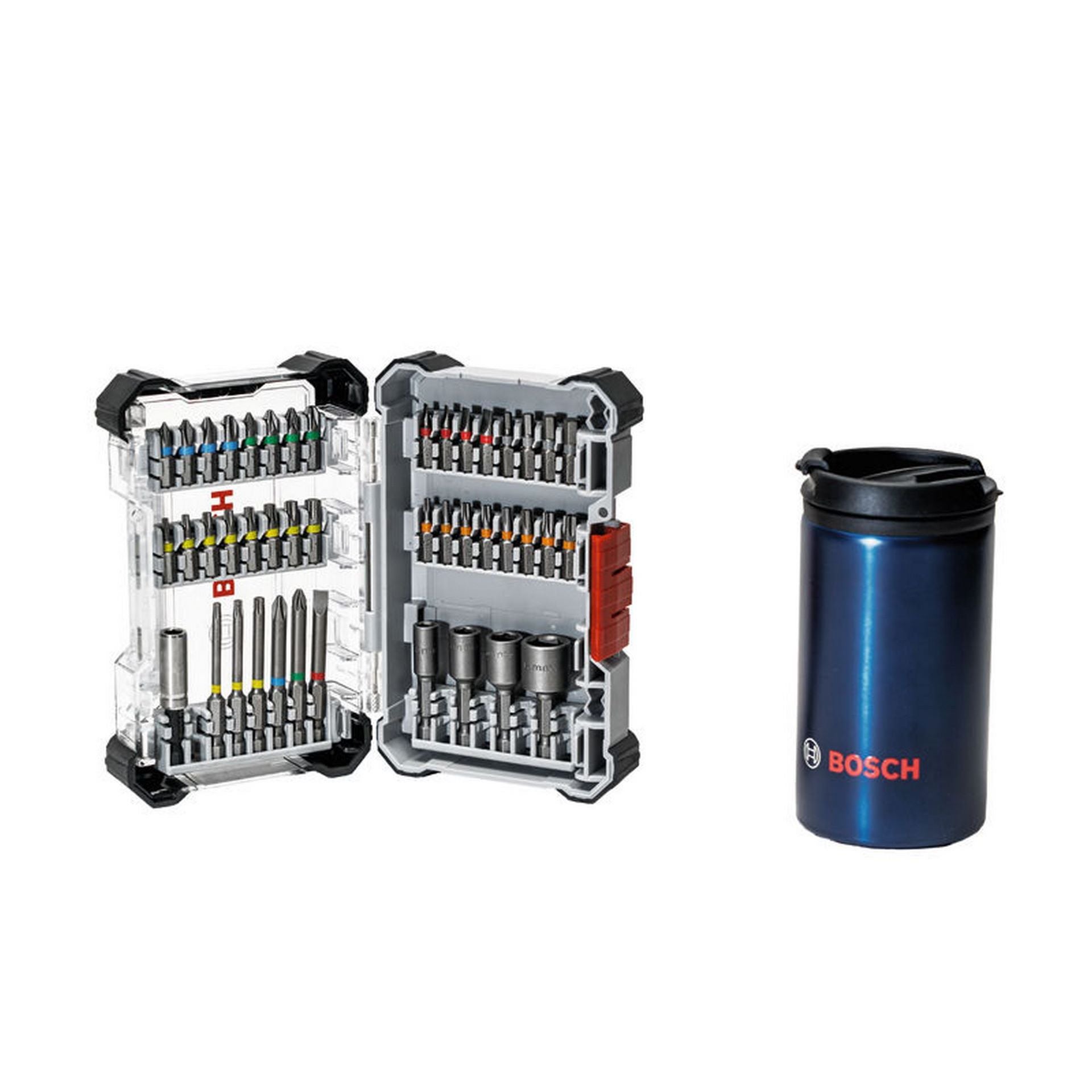 Bosch Extra Hard SchrauberbitSet 43tlg+Becher #061599767L