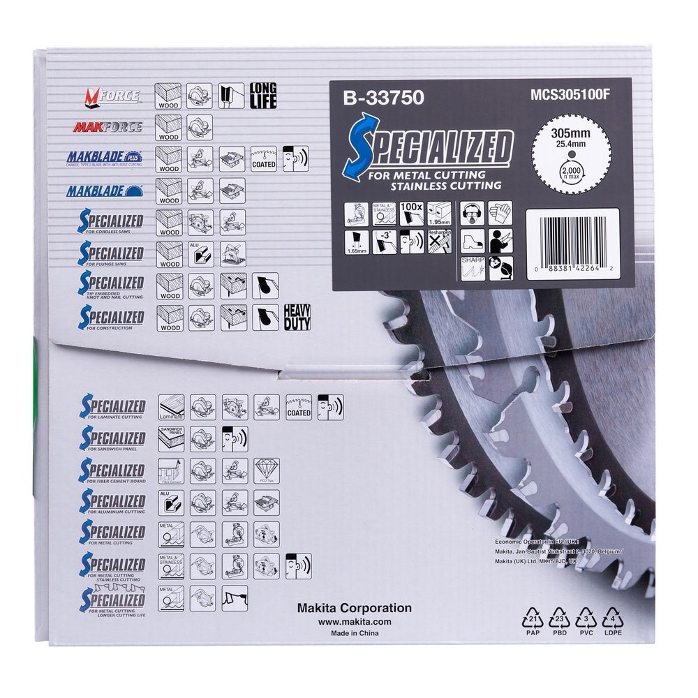 Makita HM-Kreissägeblatt, Spezial, TCT #B-33750