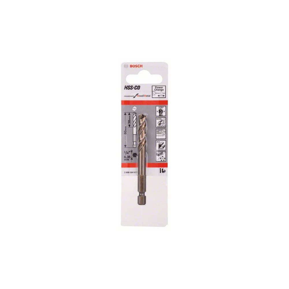 Bosch Zentrierbohrer HSS-Co, 80 mm #2608584677