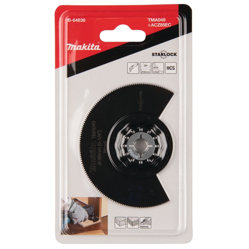 Makita Segmentsägeblatt HCS, 85 mm, TMA049 #B-64836