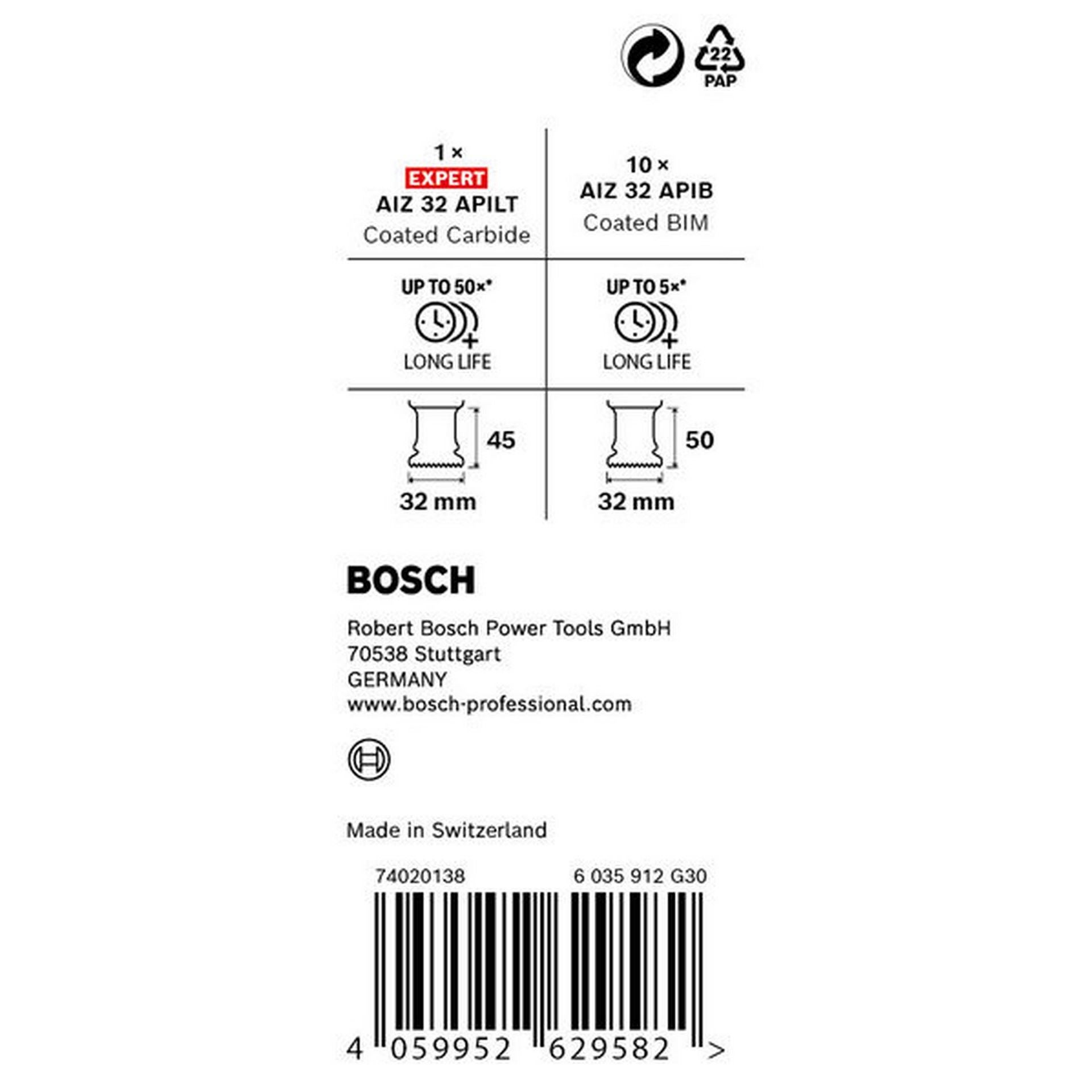 Bosch PRO AIZ 32 APIB Promo-Set, 11-tlg. #2608902398