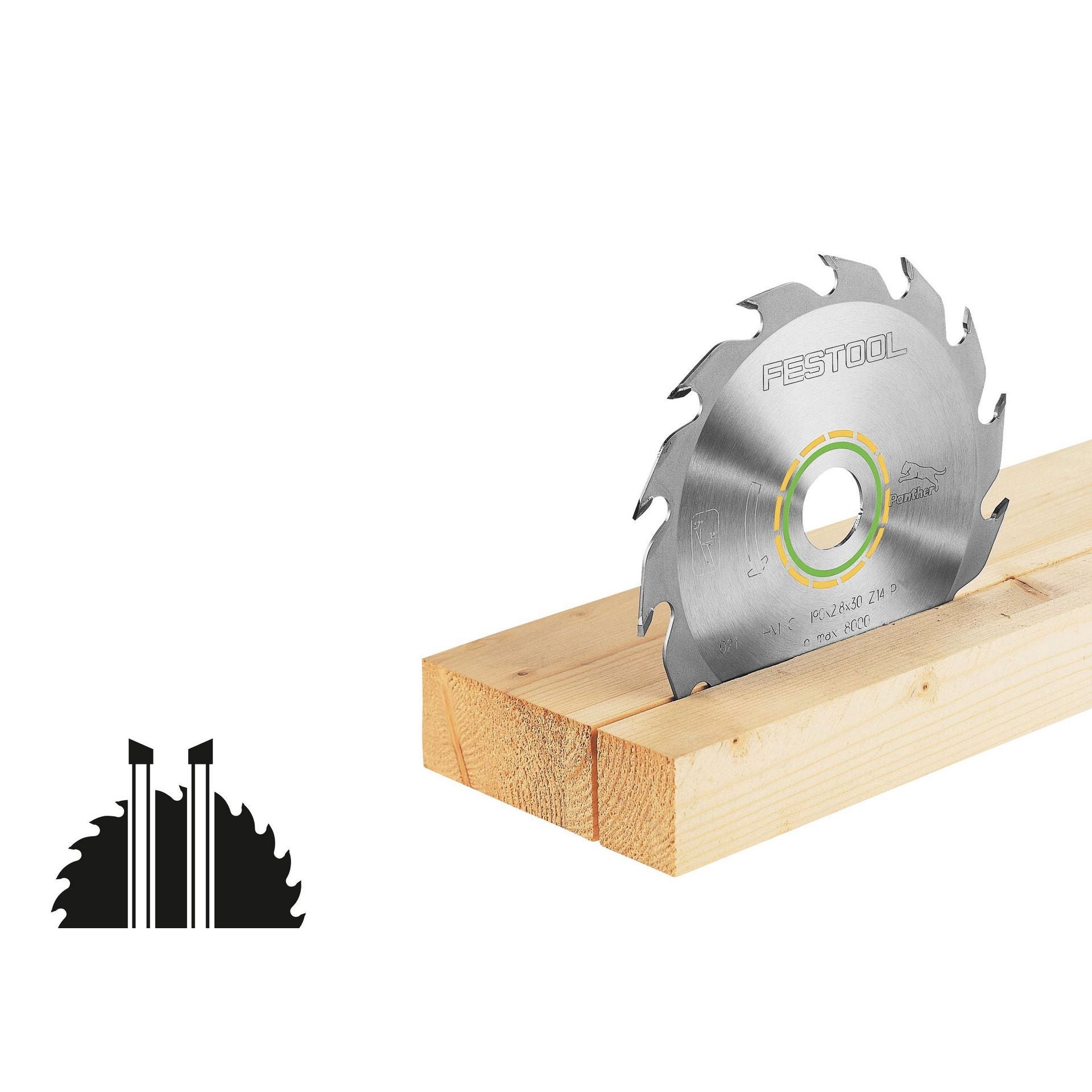 Festool Kreissägeblatt WOOD RIP CUT HW 160x2,2x20 PW12 #496301