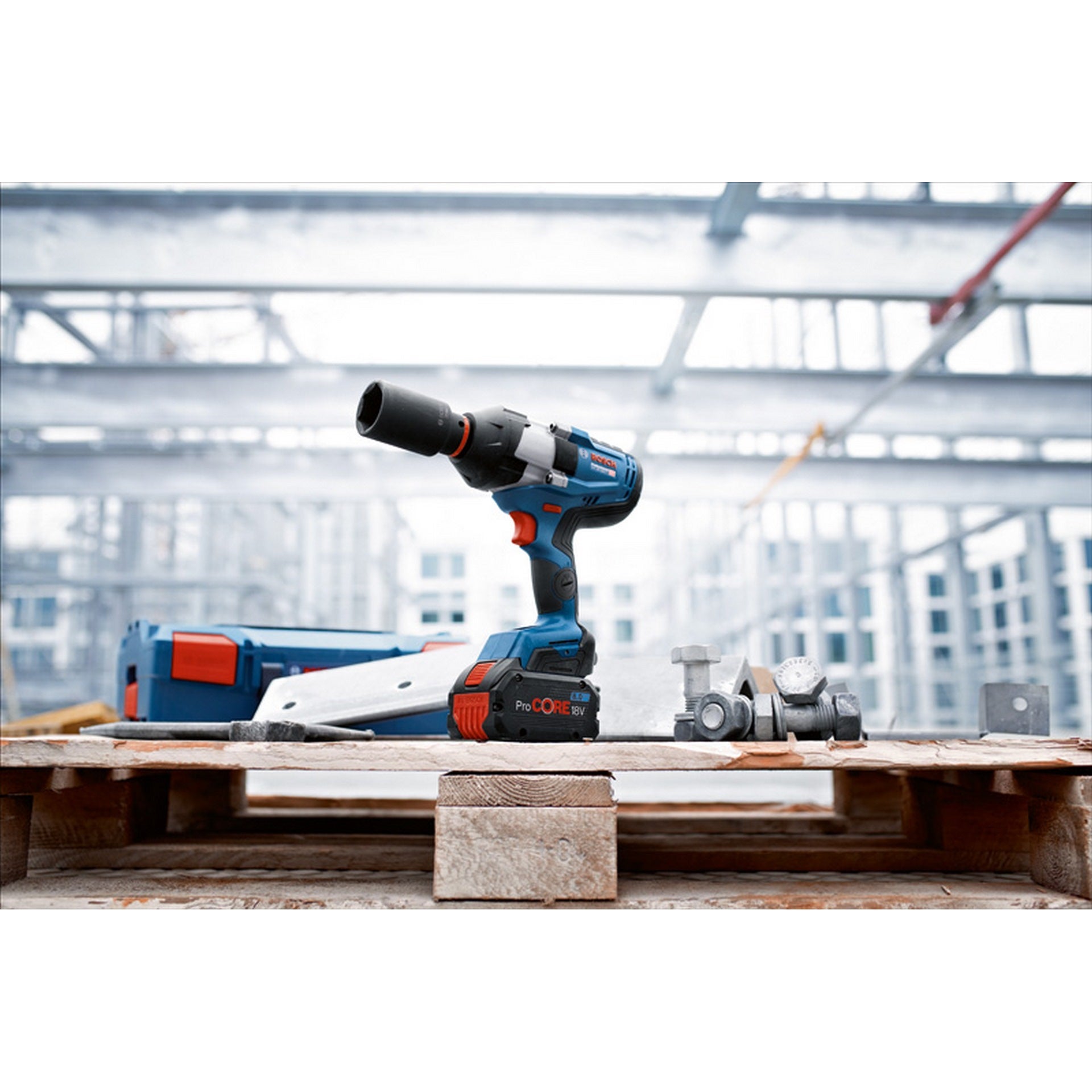 Bosch Akku-Drehschlagschrauber GDS 18V-1000 C, 2 x Akku ProCORE18V 5.5Ah in L-BOXX #06019J8003