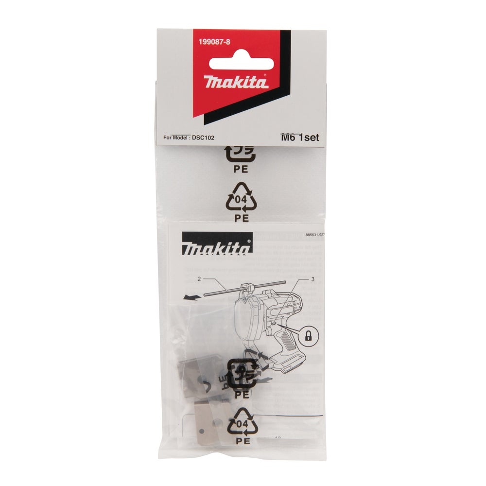 Makita Schneidbackenset DSC102/SC103D, M6, 2 Stk. #199087-8