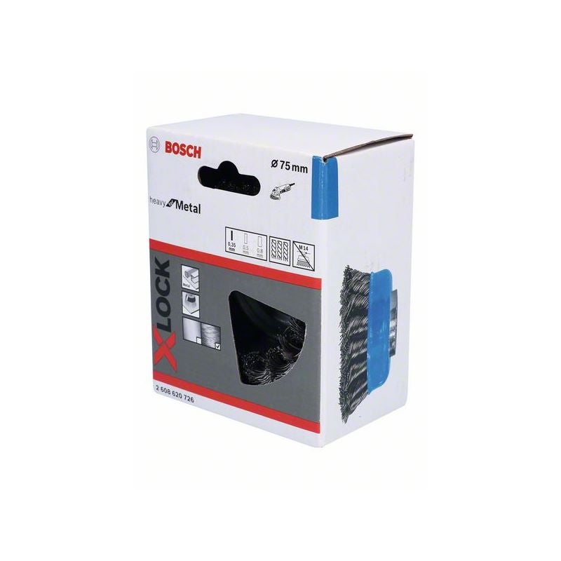 Bosch PRO Metal heavy X-Lock Topfbürste, 75 x 0,35 mm #2608620726