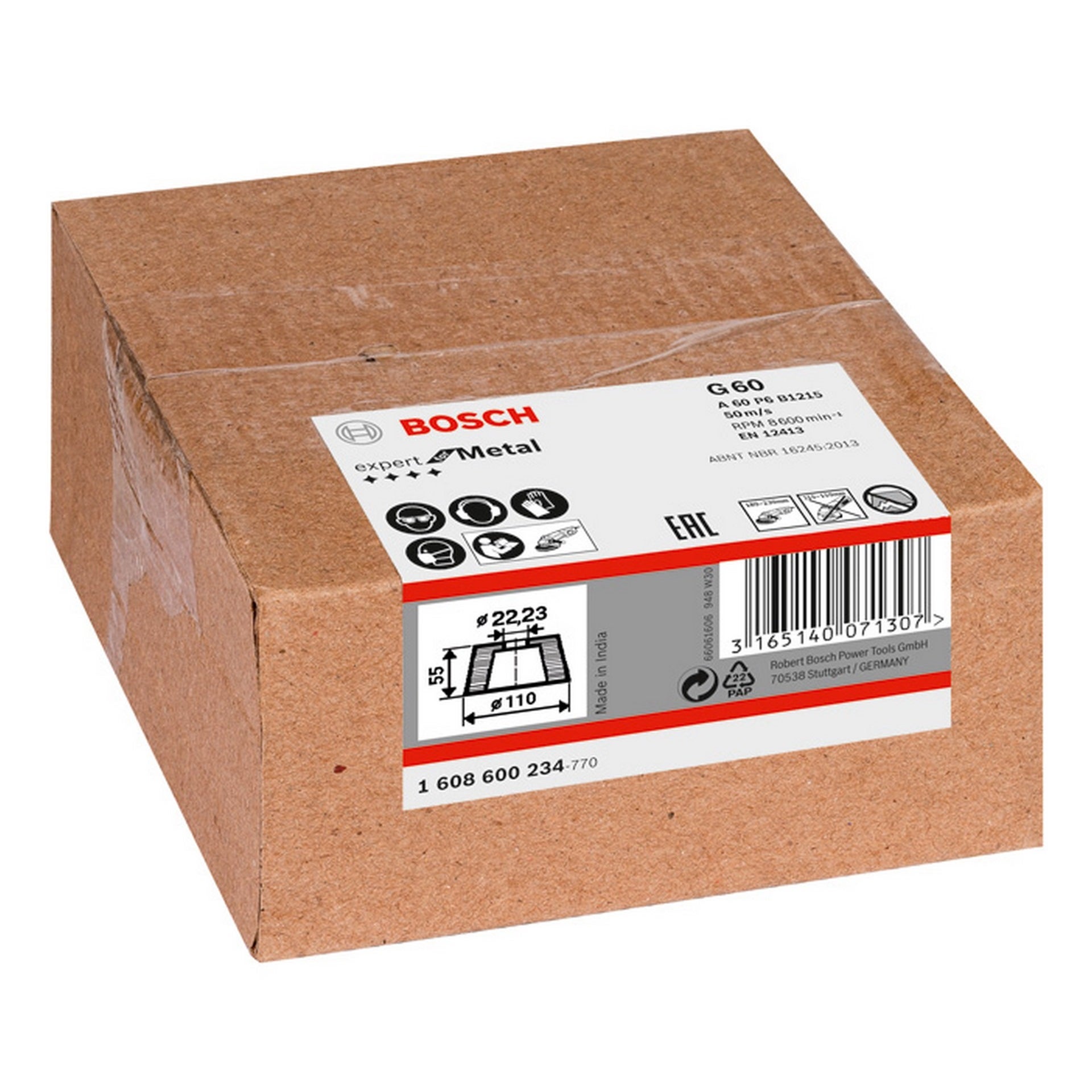 Bosch PRO Metal Konischer Schleiftopf, 90 x 110 x 55 mm, K60 #1608600234