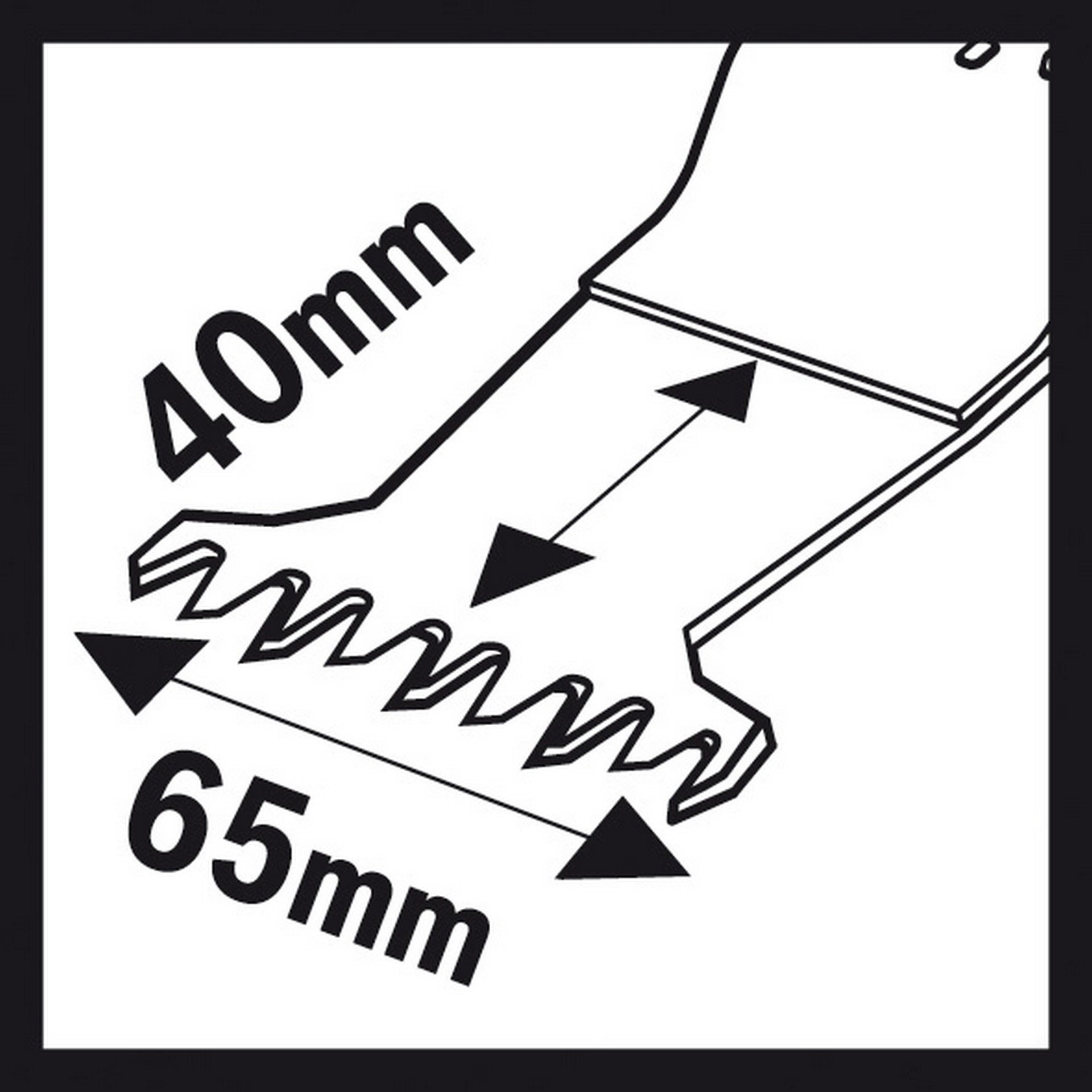 Bosch HCS Tauchsägeblatt AII 65 BSPC Hard Wood, 40 x 65 mm, 1er-Pack #2608662354