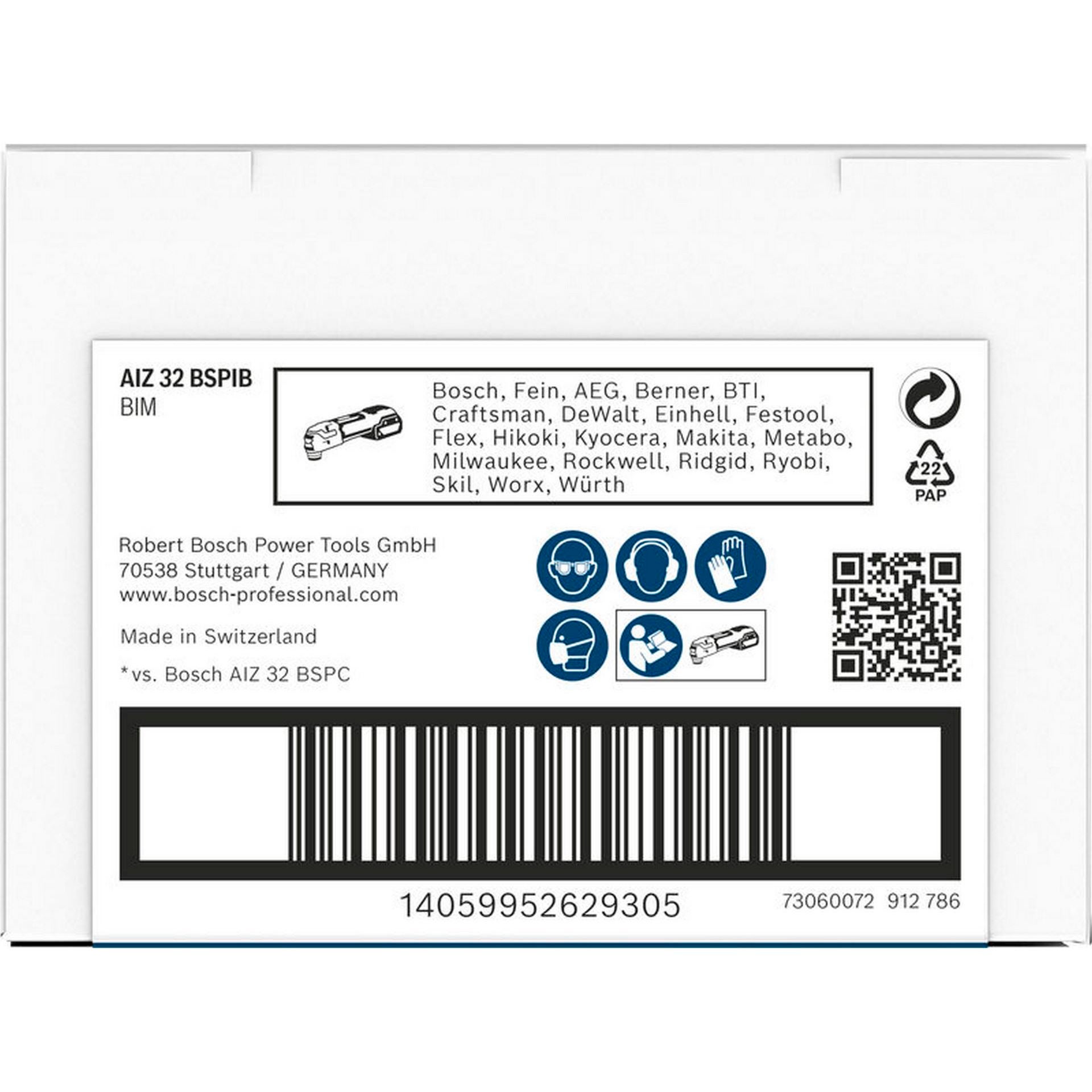 Bosch PRO AIZ 32 BSPIB Blatt für Multifunktionswerkzeuge, 32 x 50 mm, 25-tlg. #2608669073