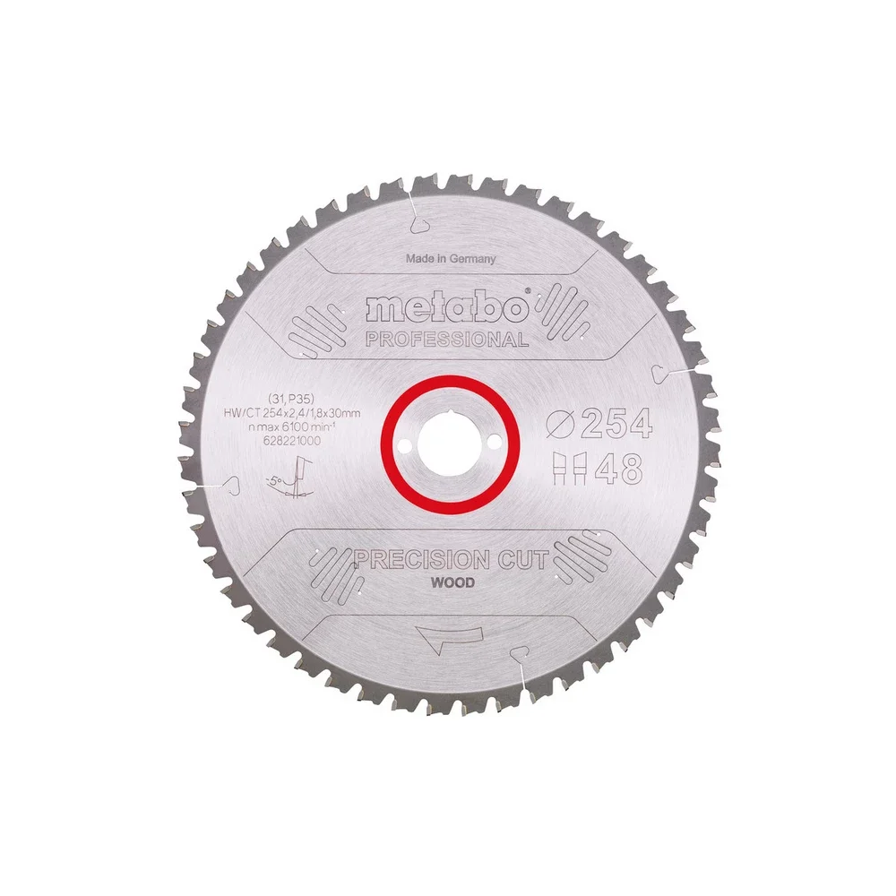 Metabo PrecisionCutProf 254x30, 48 WZ 5°neg