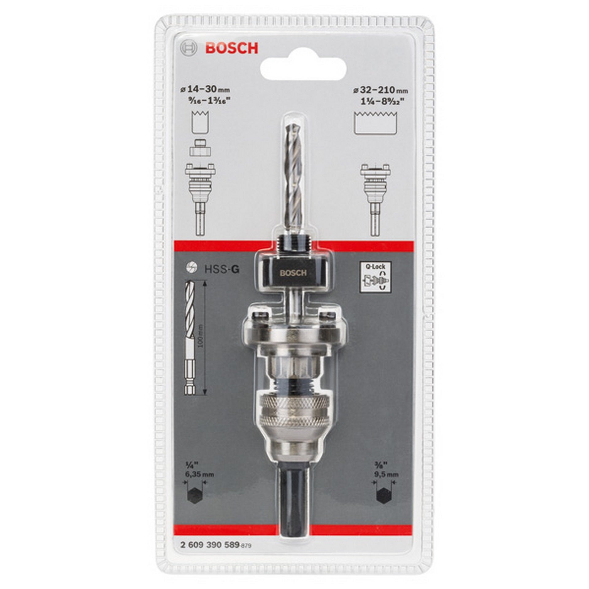 Bosch PRO Q-Lock Quick Change Aufsteckhalter, Sechskant-Aufnahme für Quick Change-Sys. #2609390589
