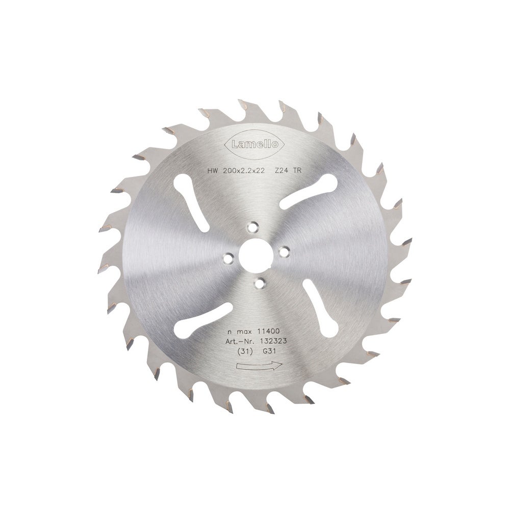 Lamello Tanga Delta Sägeblatt, HW, Ø200x2.2xØ22 mm, Z24, NL 4 #132323