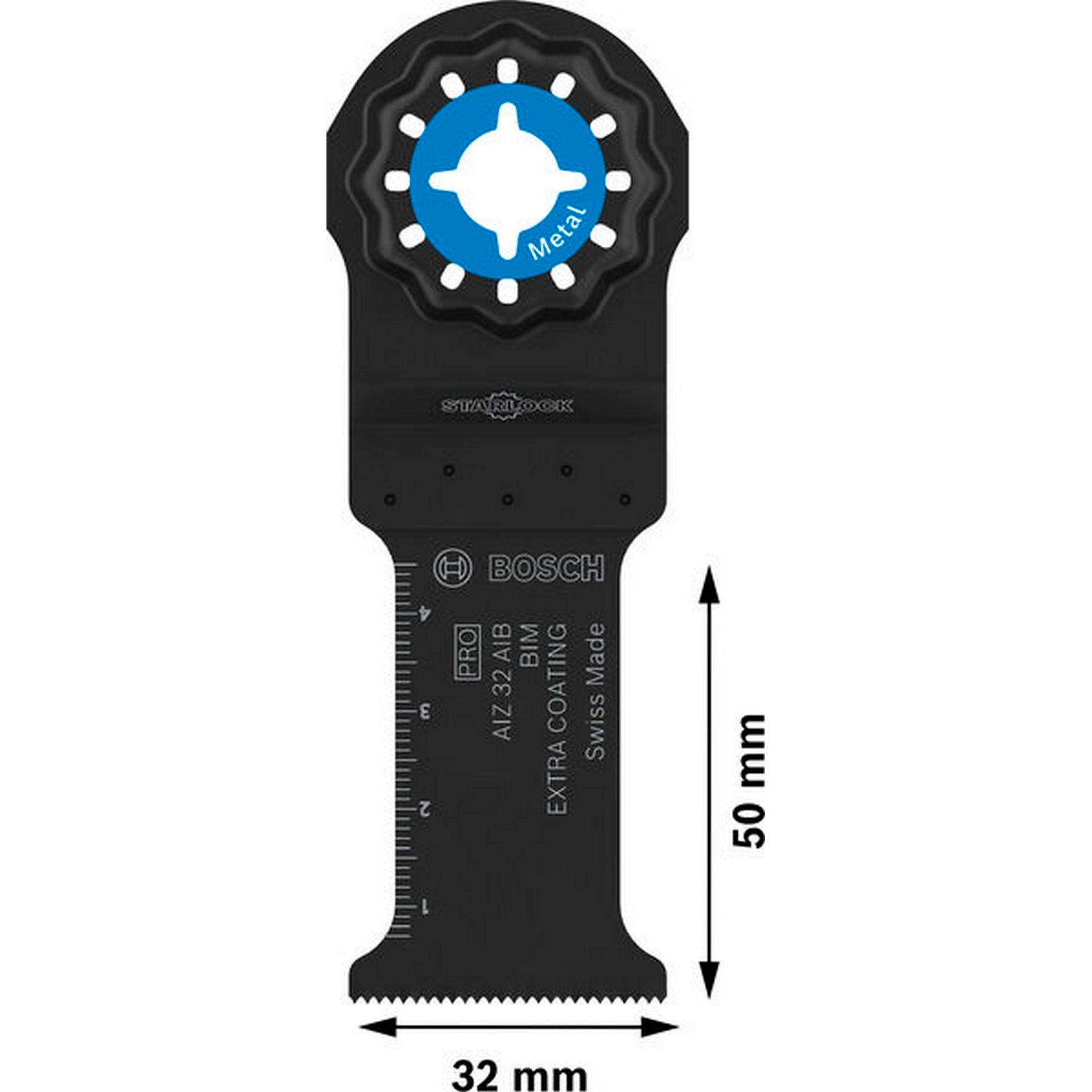Bosch PRO AIZ 32 AIB Blatt für Multifunktionswerkzeuge, 32 x 50 mm, 25-tlg. #2608669077