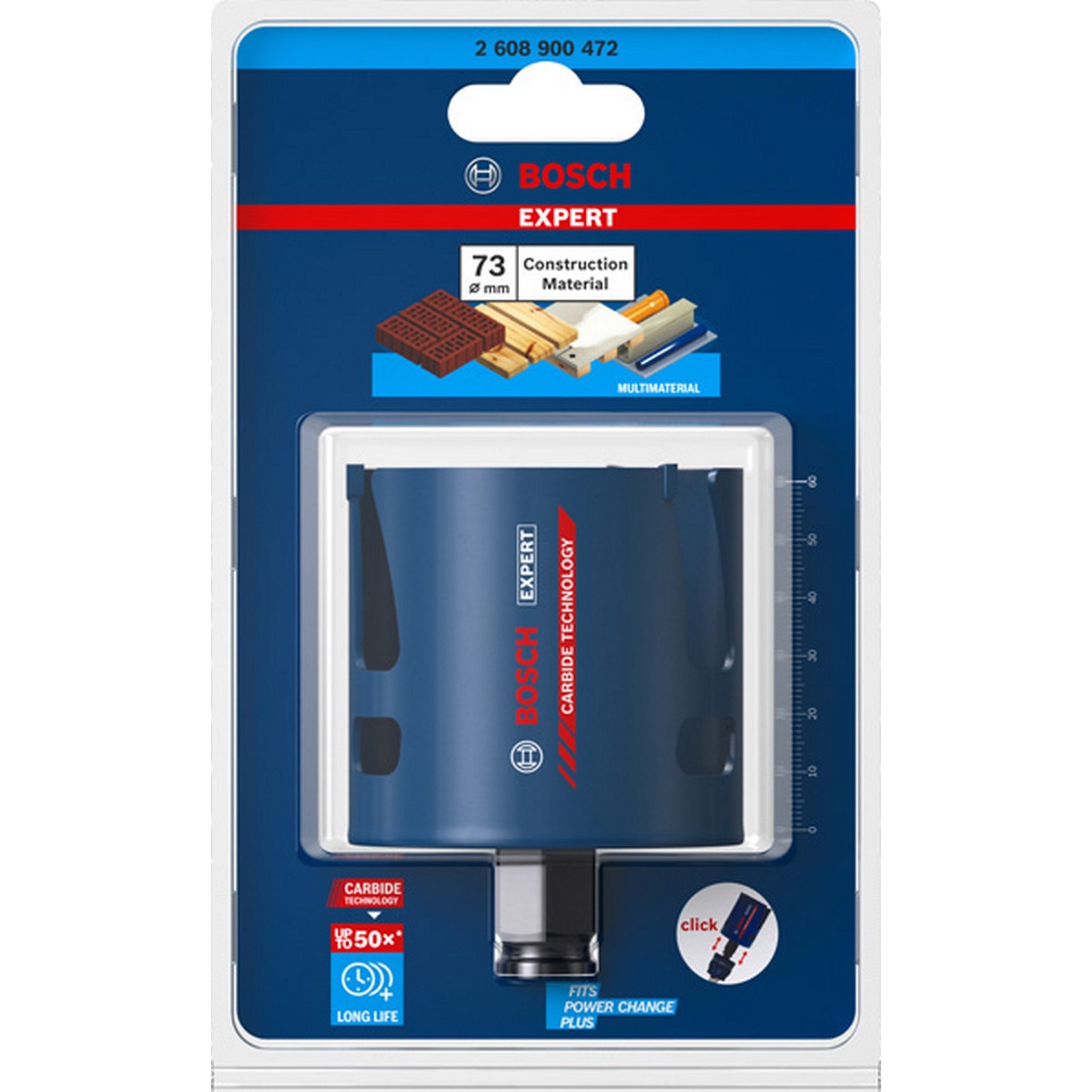 Bosch EXPERT Construction Material Lochsäge, 73x60 mm #2608900472