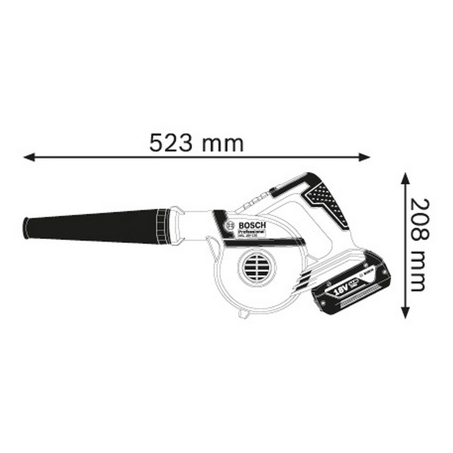 Bosch Akku-Gebläse GBL 18V-120 #06019F5100