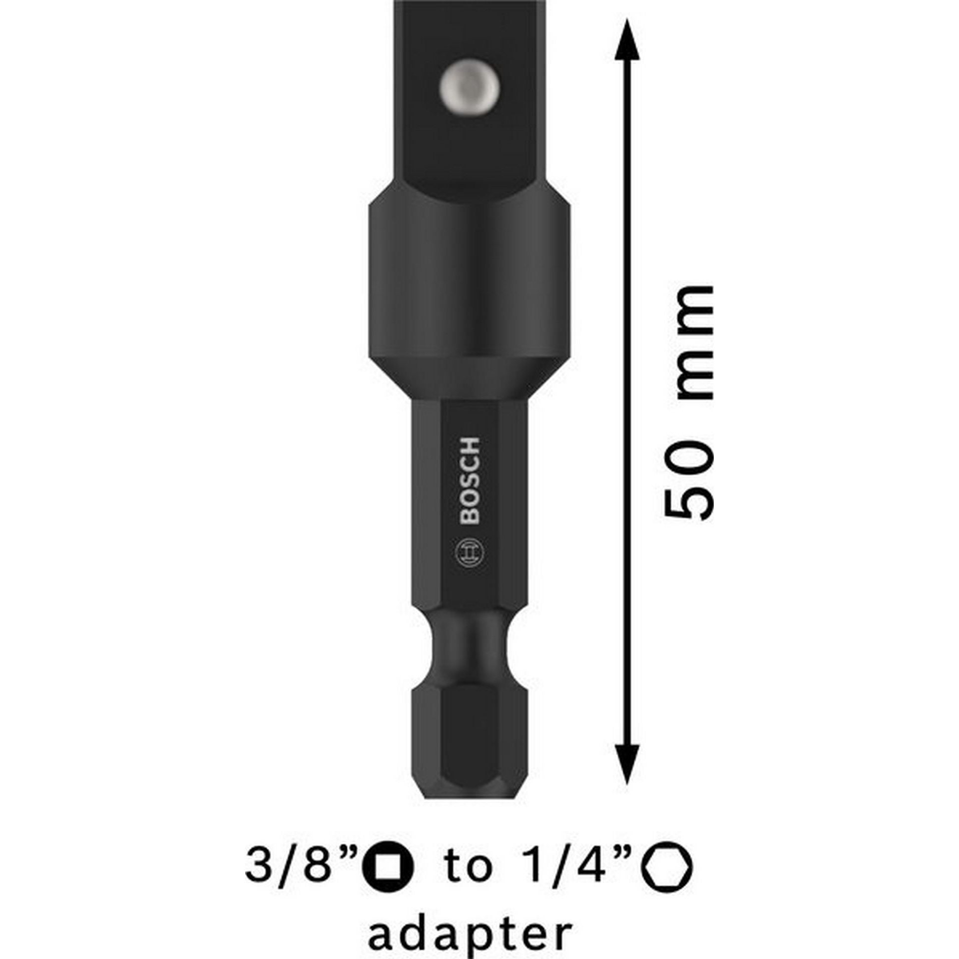 Bosch PRO Socket Adapter mit Stiftverbindung, 3/8", 50 mm #2608551108