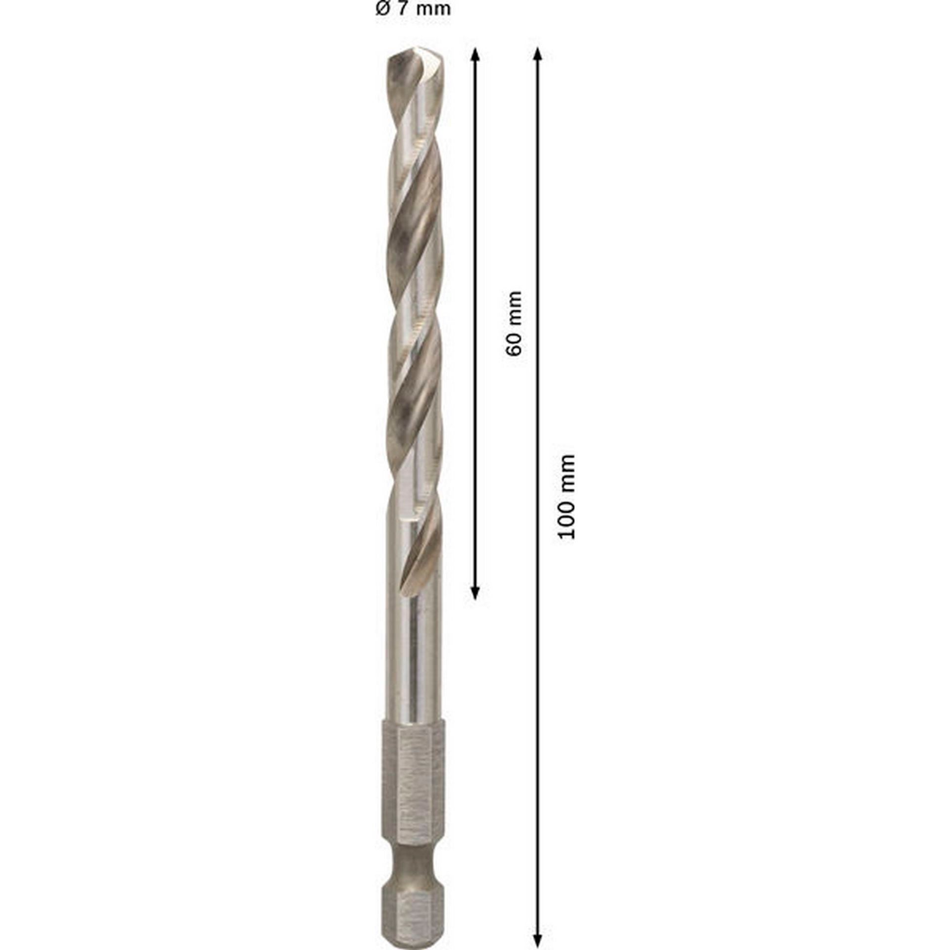 Bosch PRO Pilot Drill Bit, Quick Change-System für Lochsägen HSS-G 6,35 x 100 mm #2609390592