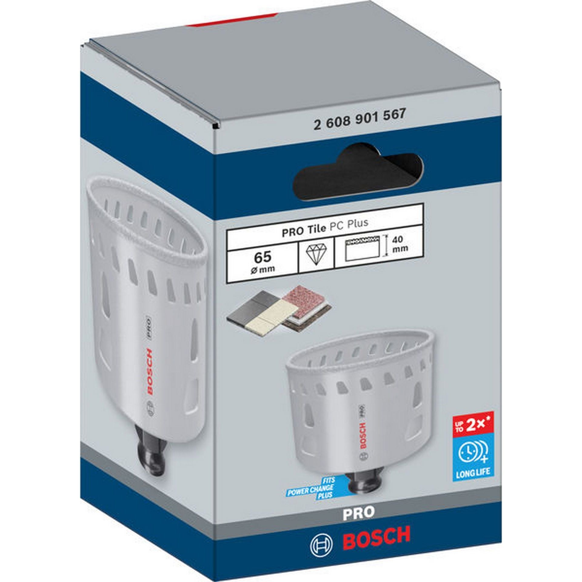 Bosch PRO Tile PC Plus Lochsäge, 65 mm, HS #2608901567