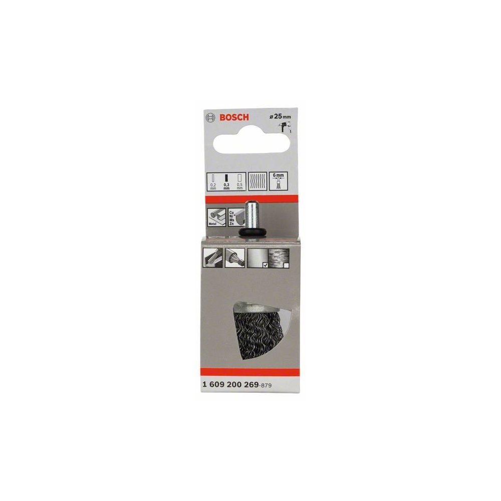 Bosch PRO Metal clean Topfbürste, zylindrischer Schaft, 25 x 0,3 mm #1609200269