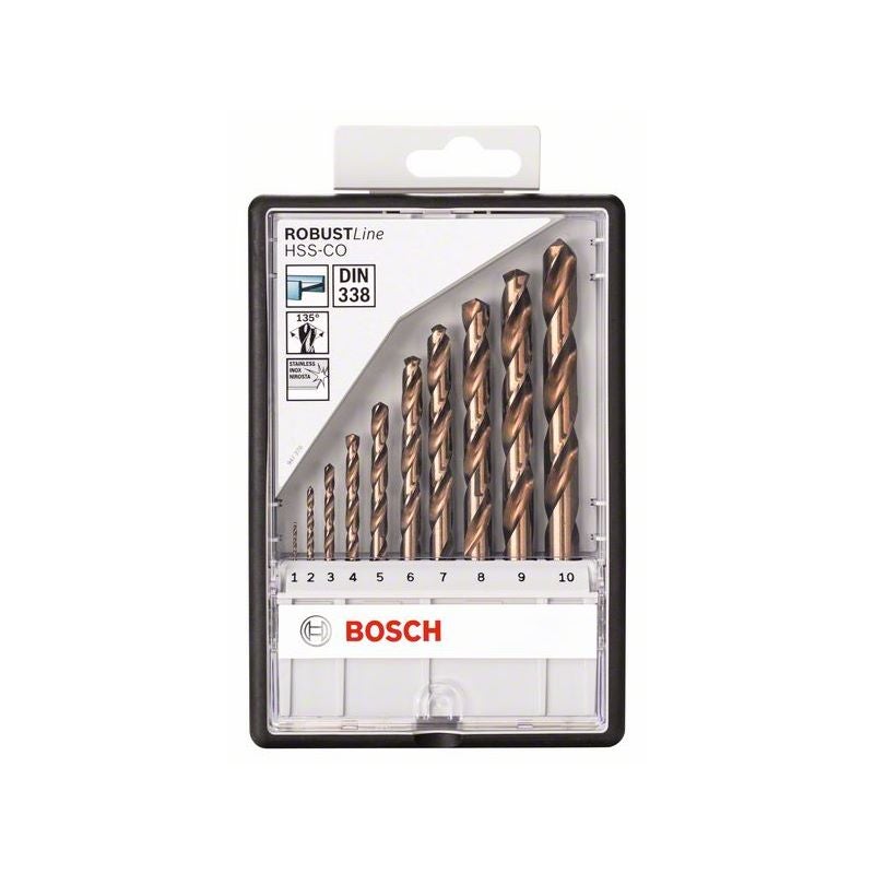 Bosch PRO Stainless Steel HSS-Co Spiralbohrer-Set, 10-tlg. #2607019925