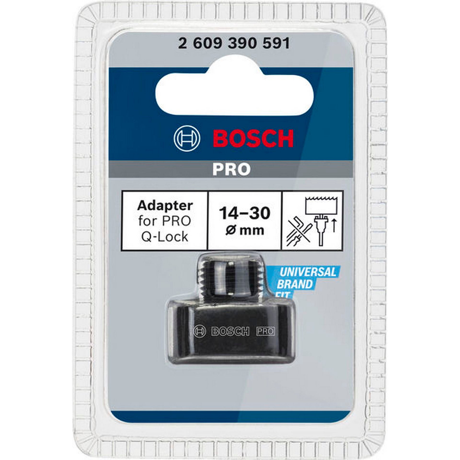 Bosch Adapter for PRO Q-Lock, Quick Change-System für Lochsägen 14-30 mm #2609390591
