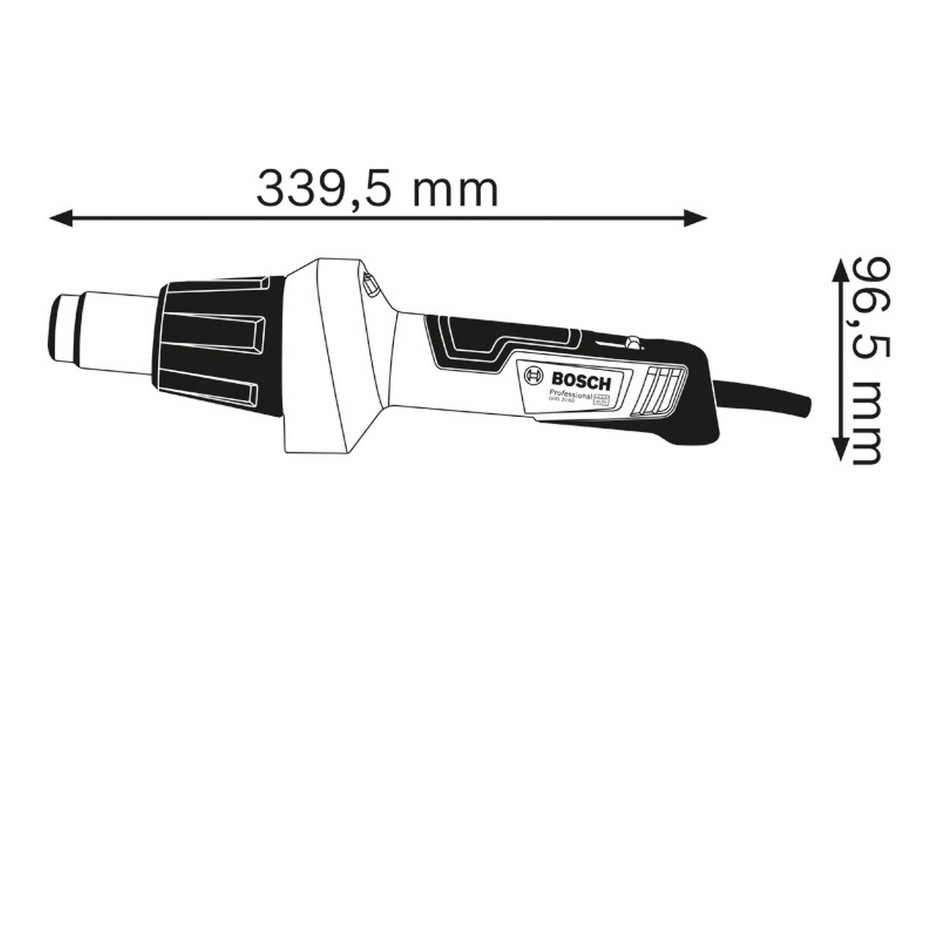 Bosch Heißluftgebläse GHG 20-60 #06012A6400