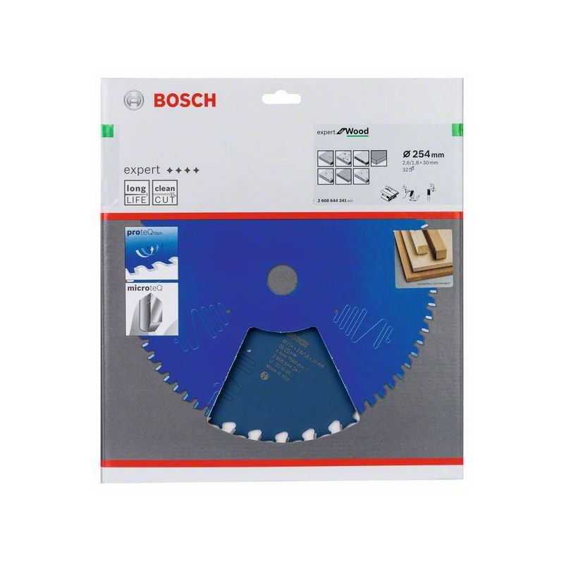 Bosch EXPERT Wood Kreissägeblatt, 254x2,6/1,8x30 mm, Z32 #2608644341