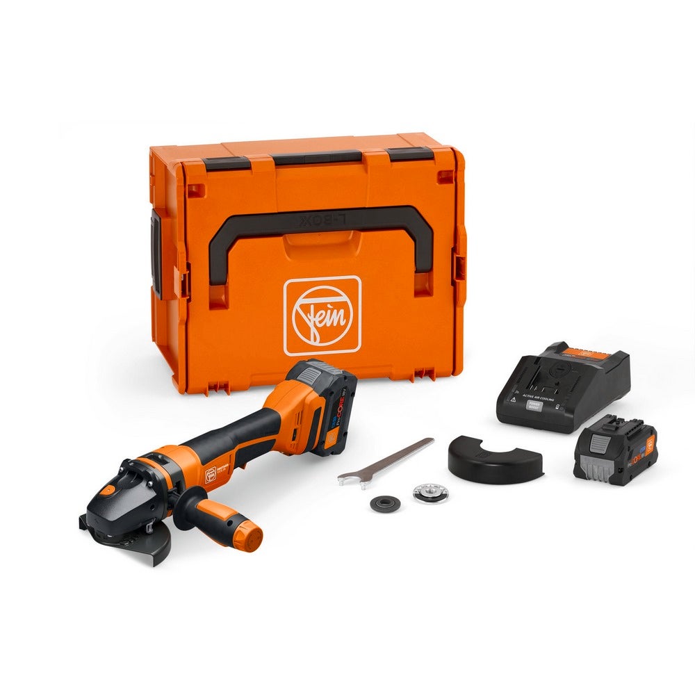Fein Akku-Winkelschleifer PROTAGO Ø 125 mm CCG 18-125-12 PD-SEC Set 8Ah ProCORE AS CCG18-125BL SEC-A
