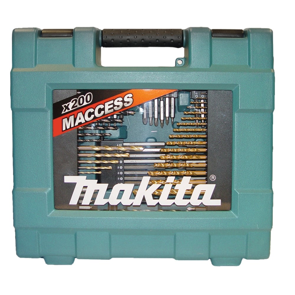 Makita 200 tlg. Bohrer- und Bitset #D-37194