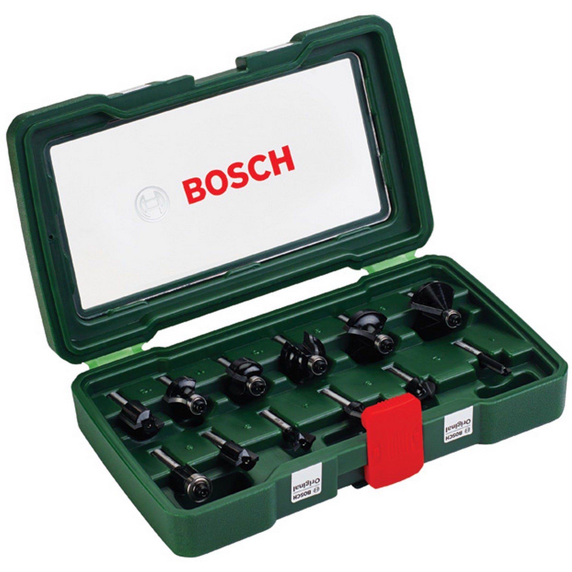 Bosch 12-teiliges HM-Fräser-Set (1/4" Schaft) #2607019465