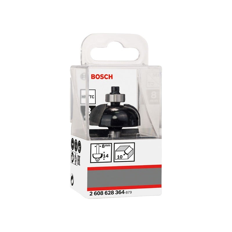 Bosch PRO Hohlkehlfräser, R 10 mm, S 8 mm #2608628364